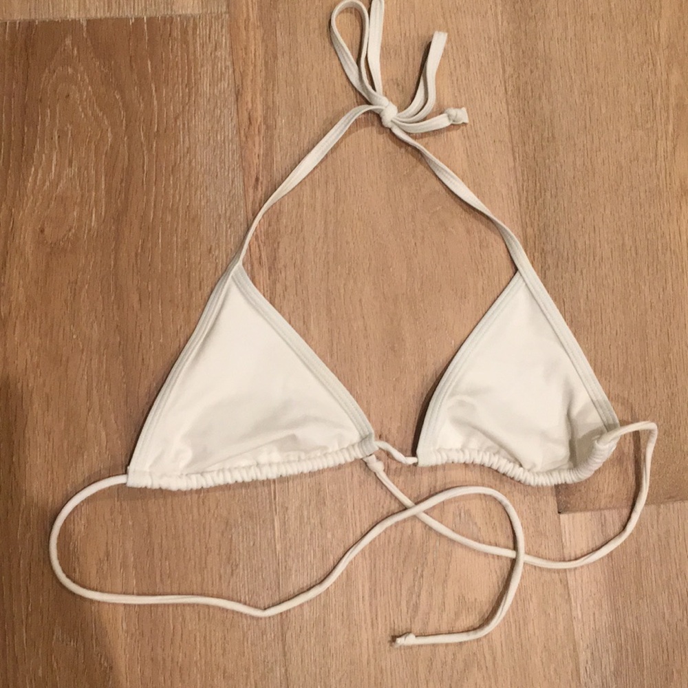 Victorias Secret Small White Bikini top